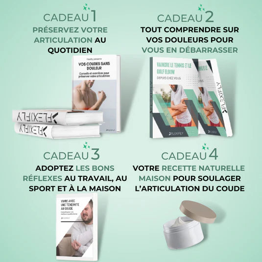 SecureFlex - Vos coudes enfin sans douleurs + vos 4 bonus GRATUITS